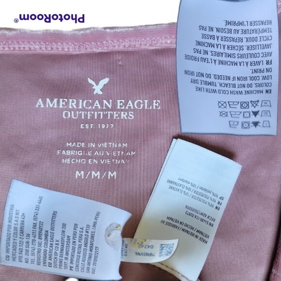 AEO OMBRE CRUSHED VELVET TEE - M - Picture 8 of 10